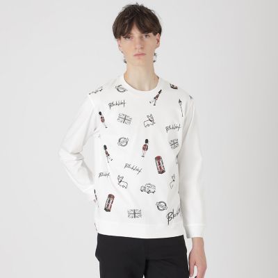 BLACK lab．】バイアスクレストブリッジチェックTシャツ