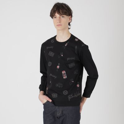 一部店舗限定】ブリティッシュモチーフカットソー | BLACK LABEL