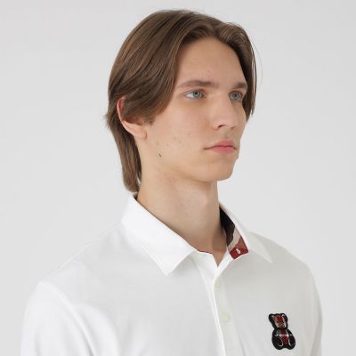 ブラックレーベルクレストブリッジ 半袖ポロシャツ ラベンダーカラー　 LL ブラックレーベルクレストブリッジ 半袖ポロシャツ ラベンダーカラー