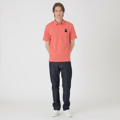 WEB・一部店舗限定】ハブラシベアーワッペンポロシャツ | BLACK