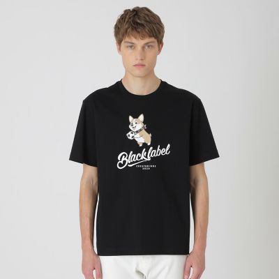 WEB・一部店舗限定】フットボールコーギーTシャツ | BLACK LABEL