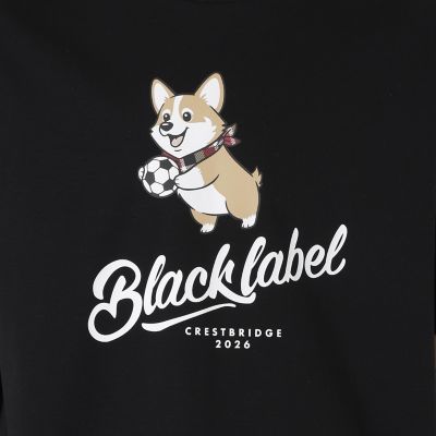 WEB・一部店舗限定】フットボールコーギーTシャツ | BLACK LABEL