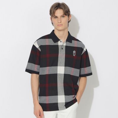 新品　ブラックレーベル　日本製　店舗限定　ヨークチェックポロシャツ　サイズM WEB限定】スラブクレストブリッジチェックポロシャツ | BLACK LABEL