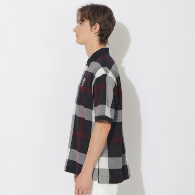 WEB限定】スラブクレストブリッジチェックポロシャツ | BLACK LABEL