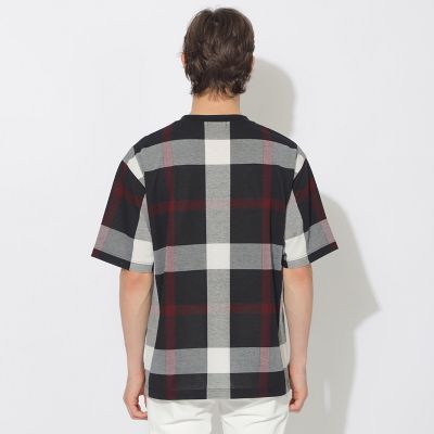 WEB限定】スラブクレストブリッジチェックTシャツ | BLACK LABEL