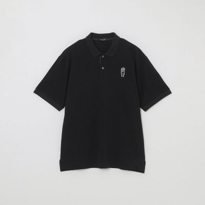 【新品未使用】ブラックレーベルクレストブリッジ ガーズマン半袖ポロシャツ L WEB限定】ガーズマンワッペンスラブポロシャツ | BLACK LABEL