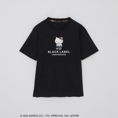 ハローキティコラボ】クレストブリッジデニムキティTシャツ | BLACK