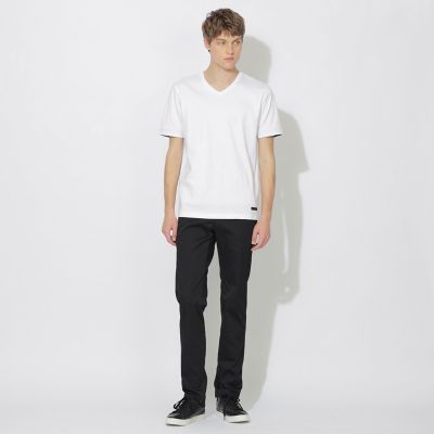 WEB限定】マーセライズVネックTシャツ | BLACK LABEL CRESTBRIDGE