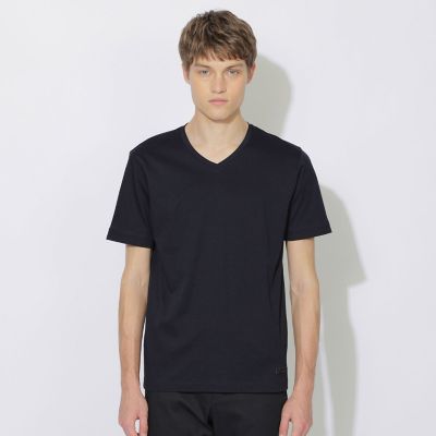 WEB限定】マーセライズVネックTシャツ | BLACK LABEL CRESTBRIDGE