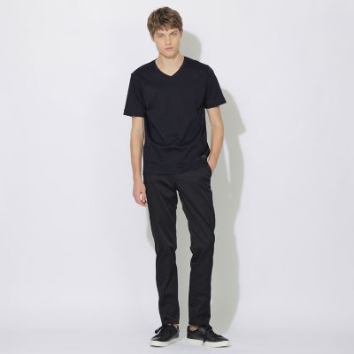 WEB限定】マーセライズVネックTシャツ | BLACK LABEL CRESTBRIDGE