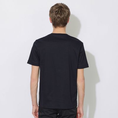 メッシ 10 番 黒 Vネック Tシャツ　Sサイズ WEB限定】マーセライズVネックTシャツ | BLACK LABEL CRESTBRIDGE