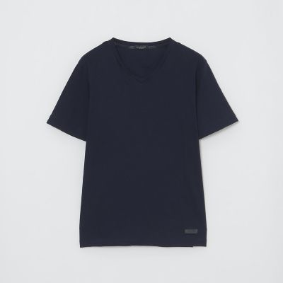 未使用BLACKLABELブラックレーベル紺Vネック Tシャツ4 WEB限定】マーセライズVネックTシャツ | BLACK LABEL CRESTBRIDGE