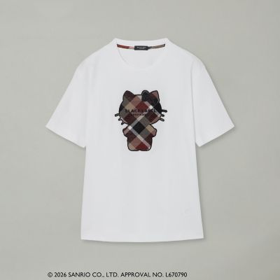 ハローキティコラボ】クレストブリッジチェックシルエットキティT