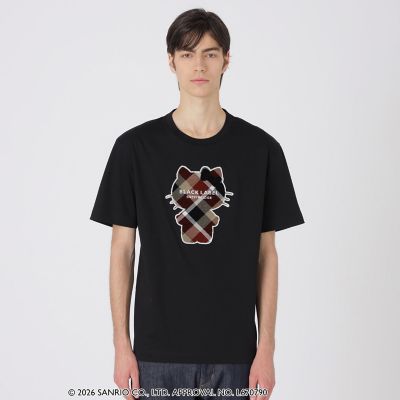 ハローキティコラボ】クレストブリッジチェックシルエットキティT