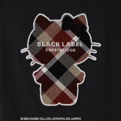 ハローキティコラボ】クレストブリッジチェックシルエットキティT