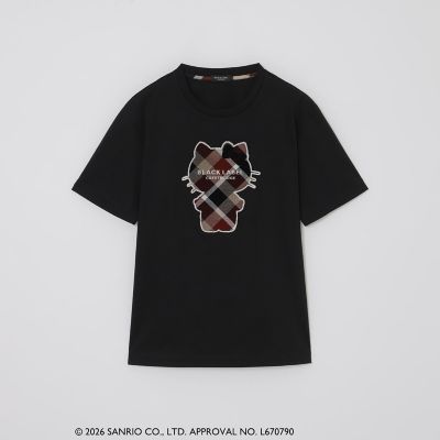 ハローキティコラボ】クレストブリッジチェックシルエットキティT 
