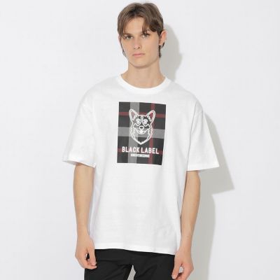BLACK lab．】テクスチャーミックスパッチワークTシャツ
