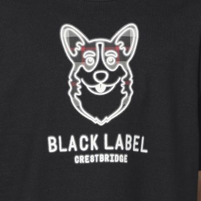 WEB限定】ネオンコーギースラブTシャツ | BLACK LABEL CRESTBRIDGE