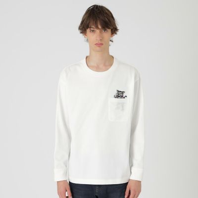ブラックレーベルクレストブリッジ☆ホワイト長袖シャツ BLACK LABEL CRESTBRIDGE - BLACK LABEL CRESTBRIDGE(ブラックレーベル