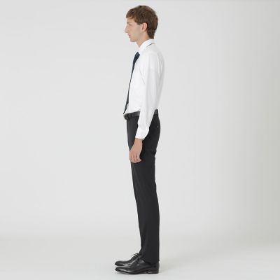 BE FLEX SUIT】シャドーグレンチェックトラウザーズ | BLACK