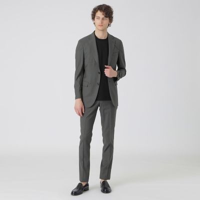 一部店舗限定】REDA ACTIVE ソリッドトラウザーズ | BLACK