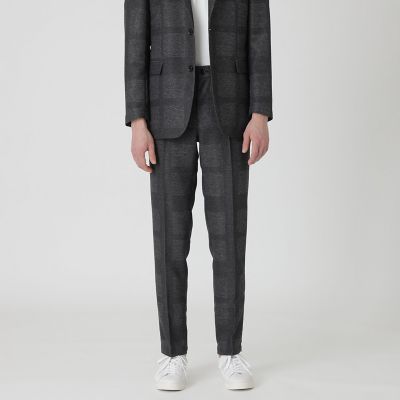 シャドーチェックカラミトラウザーズ | BLACK LABEL CRESTBRIDGE (Men