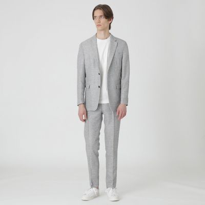 新品 ブラックレーベル・クレストブリッジ　ウールジャージートラウザーズ/LL メランジカラミトラウザーズ | BLACK LABEL CRESTBRIDGE (Men
