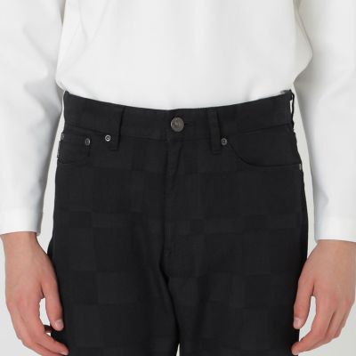 シャドーチェックブラックデニム | BLACK LABEL CRESTBRIDGE (Men
