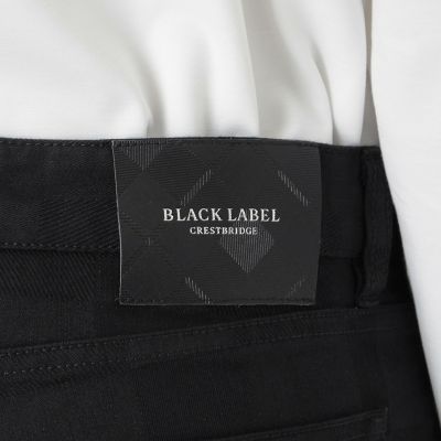 シャドーチェックブラックデニム | BLACK LABEL CRESTBRIDGE (Men
