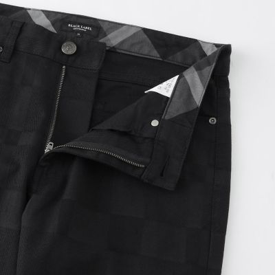シャドーチェックブラックデニム | BLACK LABEL CRESTBRIDGE (Men