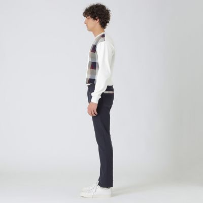 ダブルフェイスクレストブリッジチェックデニム | BLACK LABEL