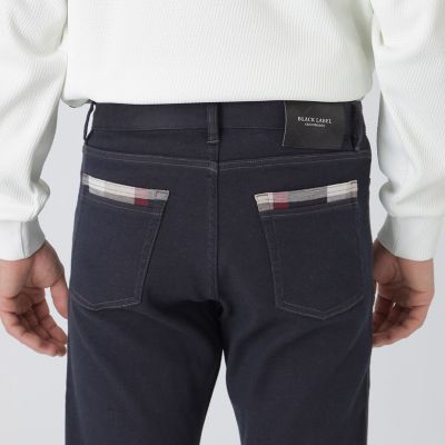 ダブルフェイスクレストブリッジチェックデニム | BLACK LABEL
