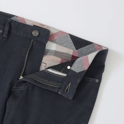 ダブルフェイスクレストブリッジチェックデニム | BLACK LABEL