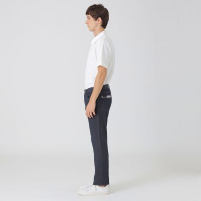 ダブルフェイスクレストブリッジチェックデニムパンツ | BLACK LABEL