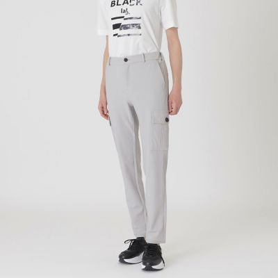 BLACK lab．】3Dワープニットカーゴパンツ | BLACK LABEL