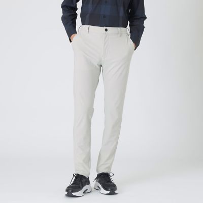 BLACK lab．】ブロックメッシュスキニートラウザーズ | BLACK