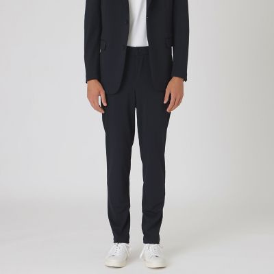 【ＢＬＡＣＫ　ｌａｂ．】バックグリッドトリコットトラウザーズ