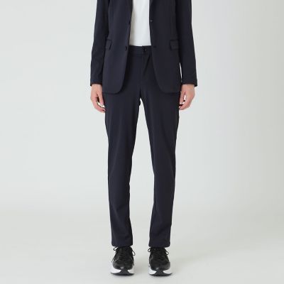 【ＢＬＡＣＫ　ｌａｂ．】バックグリッドトリコットトラウザーズ