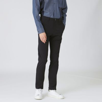 一部店舗限定】2WAYドビーストレッチイージートラウザーズ | BLACK