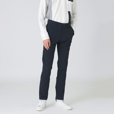 一部店舗限定】2WAYドビーストレッチイージートラウザーズ | BLACK