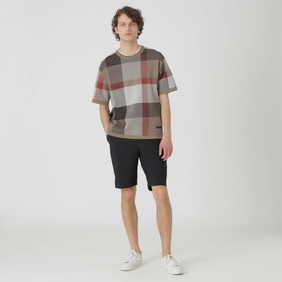 一部店舗限定】シアサッカーイージーショートパンツ | BLACK LABEL