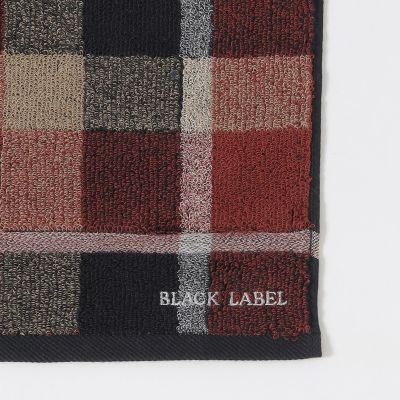 クレストブリッジチェックタオルハンカチーフ | BLACK LABEL