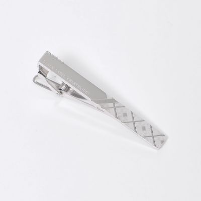 ＜BLACK LABEL CRESTBRIDGE (Men)＞クレストブリッジチェックハーフダイヤカットタイバー