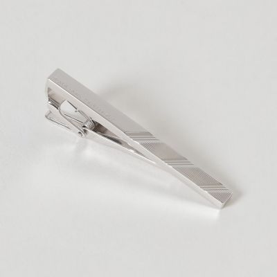 ＜BLACK LABEL CRESTBRIDGE (Men)＞ストライプハーフダイヤカットタイバー