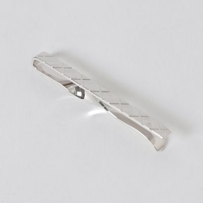 ＜BLACK LABEL CRESTBRIDGE (Men)＞リバーシブルオールダイヤカットタイバー