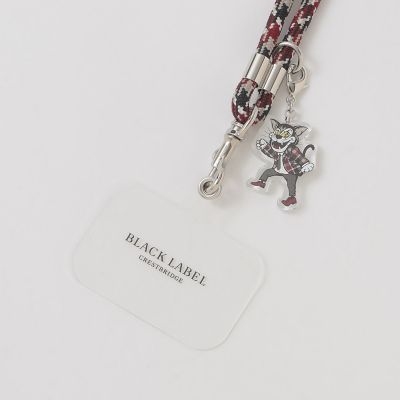 一部店舗限定】クレストブリッジチェックスマホショルダー | BLACK 