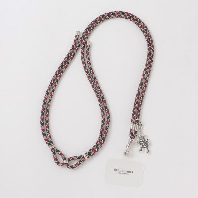 一部店舗限定】クレストブリッジチェックスマホショルダー | BLACK 