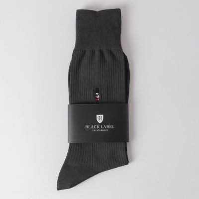 ＜BLACK LABEL CRESTBRIDGE (Men)＞ガーズマンソリッドドレスソックス