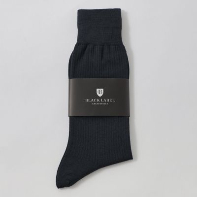 ＜BLACK LABEL CRESTBRIDGE (Men)＞ガーズマンソリッドドレスソックス
