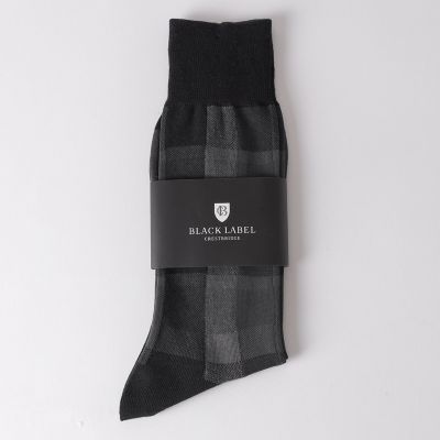 ＜BLACK LABEL CRESTBRIDGE (Men)＞クレストブリッジチェックソックス